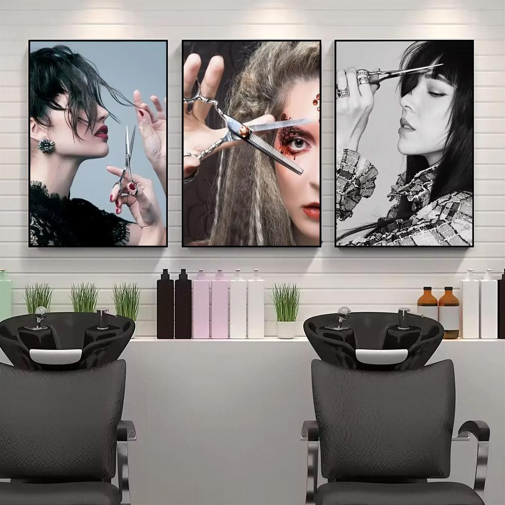 Interior Design Hd - Modern Saç Salonu HD Duvar Sanatı