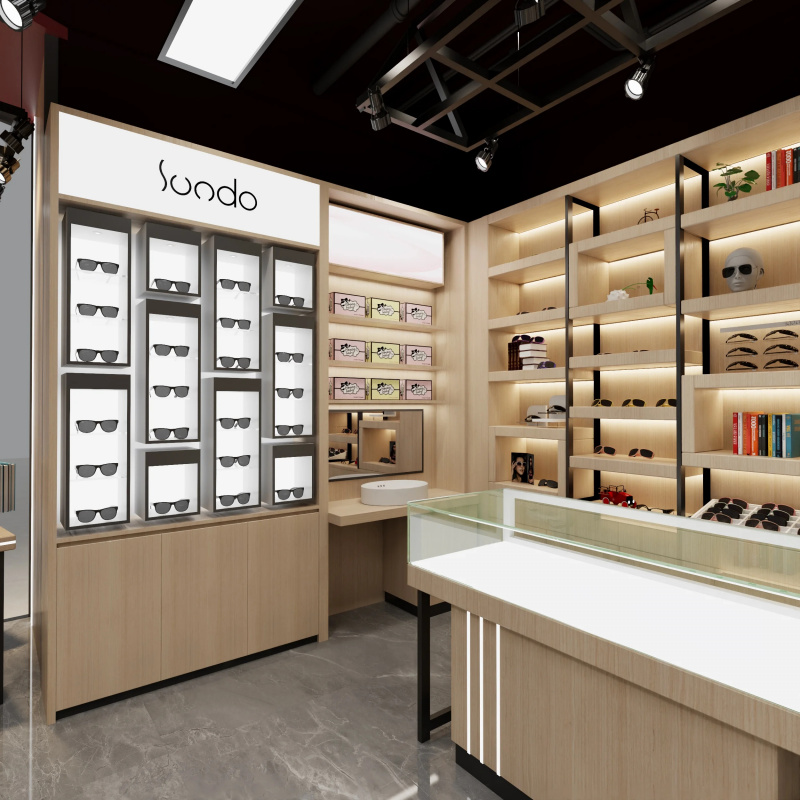 Interior Design Usa - Özel Tasarım Optik Mağazası İç Tasarım