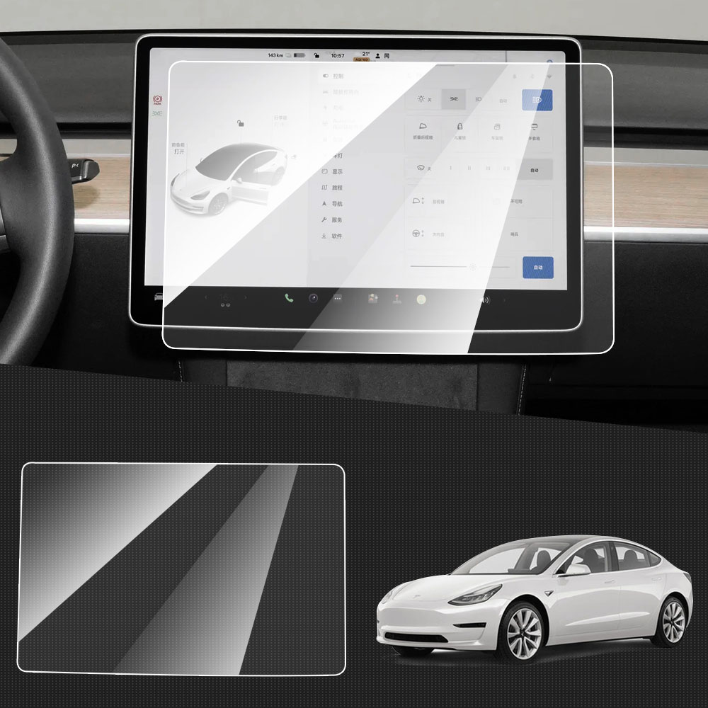 Interior Design Hd - Temperli Cam Koruyucu Tesla Model 3/Y