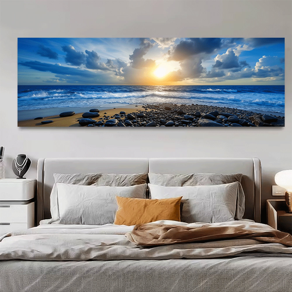 Interior Design Usa - 1 adet-tuval posteri çerçevesiz okyanus gün