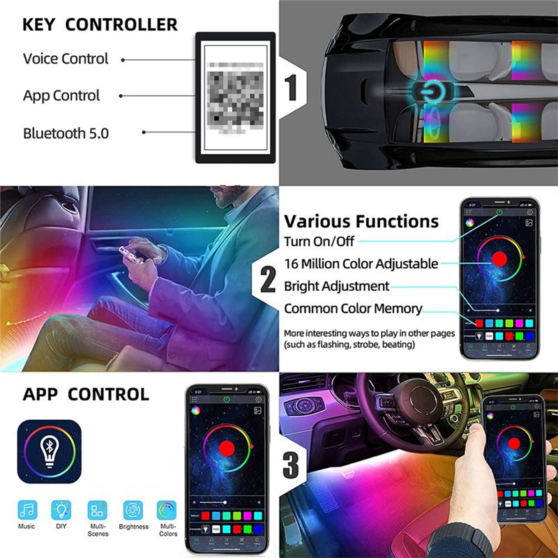 A30F-Araba LED Işıkları Uygula - Interior Design Apps incelemesi ve fiyatı